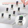 APIELE 30A Heavy Duty Toggle Rocker Switch ON Off 12V DC with LED Light Car Truck Auto Refit 12mm 0.5 Inch Mounting Hole (White) view 4