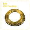 Mr.Brighton LED Gold Car Interior Decorative Molding Door Panel Gap Trim DIY Flexible Strip with Free Installation Tools (10Ft) view 1