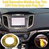 Mr.Brighton LED Gold Car Interior Decorative Molding Door Panel Gap Trim DIY Flexible Strip with Free Installation Tools (10Ft) view 2