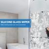 Cabilock 1pc Rotating Window Cleaner Grey White Convenient Squeegee Car Wiper Non- Glass Cleaning Tool for Home and Safe for Mirrors and view 3