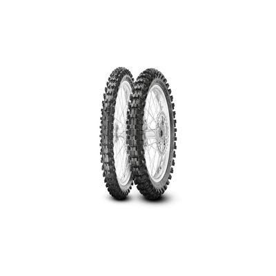 Pirelli MX32 Mid Soft Tire Rear - 80/100-12 (50M) Bias TT