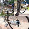 Exhaust Pipe, 6 Different Turbo Motorcycle Sound Effects Bicycle MTB Road Bike Exhaust Pipe Silver view 3