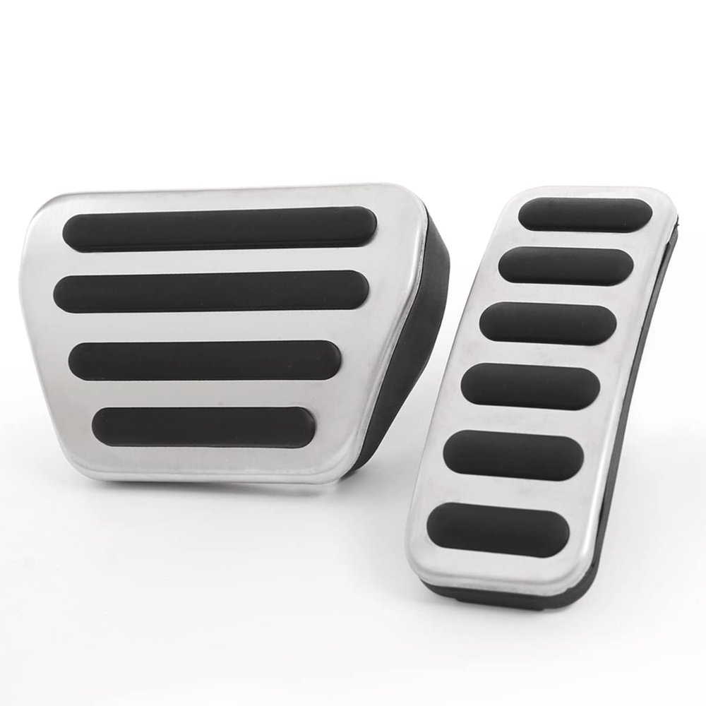 CHEYA Non-Slip Gas Brake Pedal Pad Accelerator Pedal Cover Set for Land Rover Range Rover Sport/Evoque/Velar/Vogue 2013-2020, for Land Rover Discovery 5 2014-2020,for Defender 2020 (Style 2)