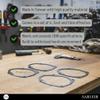 Set of 4 Water Pump Gasket 27-8172771 27-817277-1 18-2566 Compatible with Mercury Mercruiser 30-300hp Outboard Alpha One Gen 2 view 3