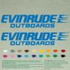 Pair of Evinrude Compatible Replacement Outboards Decals Vinyl Stickers Boat Outboard Motor Set of 2 (18 inch, Sky Blue 084) view 1