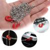Yosoo Health Gear RC Chains, RC Trailer 1/10 Scale, RC Crawler Accessories, RC Tow Hooks Set, Trailer for RC Crawler Parts, U Shaped Tow Hook Trailer Chain Assemble Parts for RC Climbing view 4