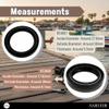 Asaki 853807 853808 Sealing Ring Set Replacement for Volvo Penta 280 290 DP DPX Sterndrive & OMC 4.3L 5.0L 5.7L 7.4L 8.2L Inboard Engines view 4