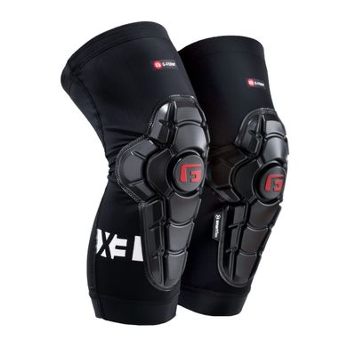 G-Form Pro-X3 Mountain Bike Knee Guards - Biking Knee Guards for Athletes - Knee Compression Sleeve for Mountain Biking & More - Protection Pads for Knee Support - Black, Adult XXL