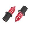 F FIERCE CYCLE 10pcs 5mm Motorcycle CNC Aluminum Alloy Windshield Bolts Screw Nuts Red view 4
