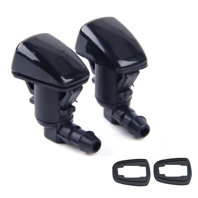 2 Pcs Front Windshield Washer Wiper Nozzle Spray Jet fits for Ford 2008 2009 2010 F250 F350 F450 F550 Fits Ford Fiesta 2011-2015 OEM number 7C3Z17603A BC3Z17603A BE8Z-17603-A 7C3Z-17603-A