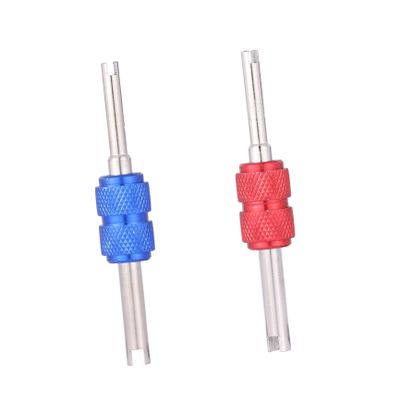 DOITOOL Valve Core Screwdriver Set Dual Head Tire Valve Stem Remover Tool Aluminum Alloy Easy to Carry Use Complete Tool Set for Car Truck Motorcycle Bicycle