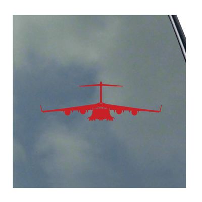 C-17 Globemaster III Pilot Side Vinyl Sticker Decal Air Force Transport Airdrop Crew Veteran