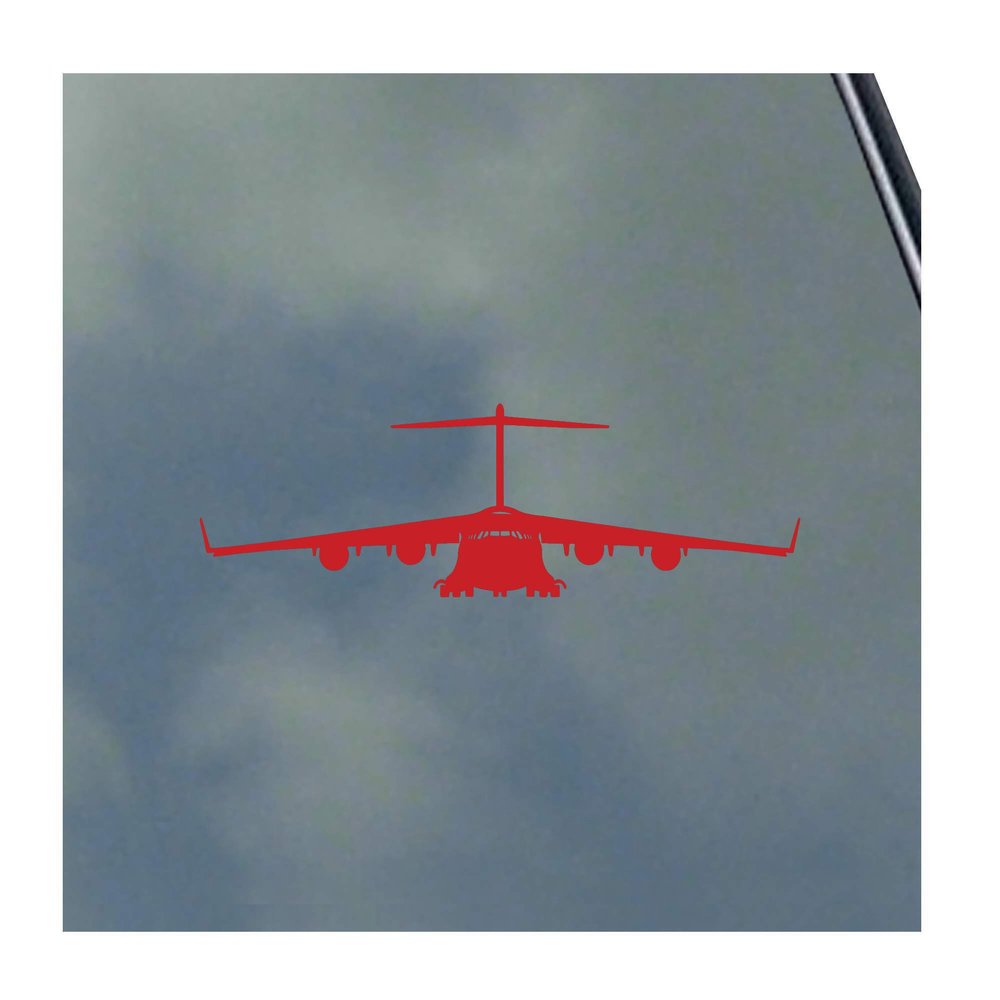 C-17 Globemaster III Pilot Side Vinyl Sticker Decal Air Force Transport Airdrop Crew Veteran