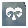 BDSM Heart Vinyl Sticker Decal S&M Kinky Love Master Slave Safe Word view 1
