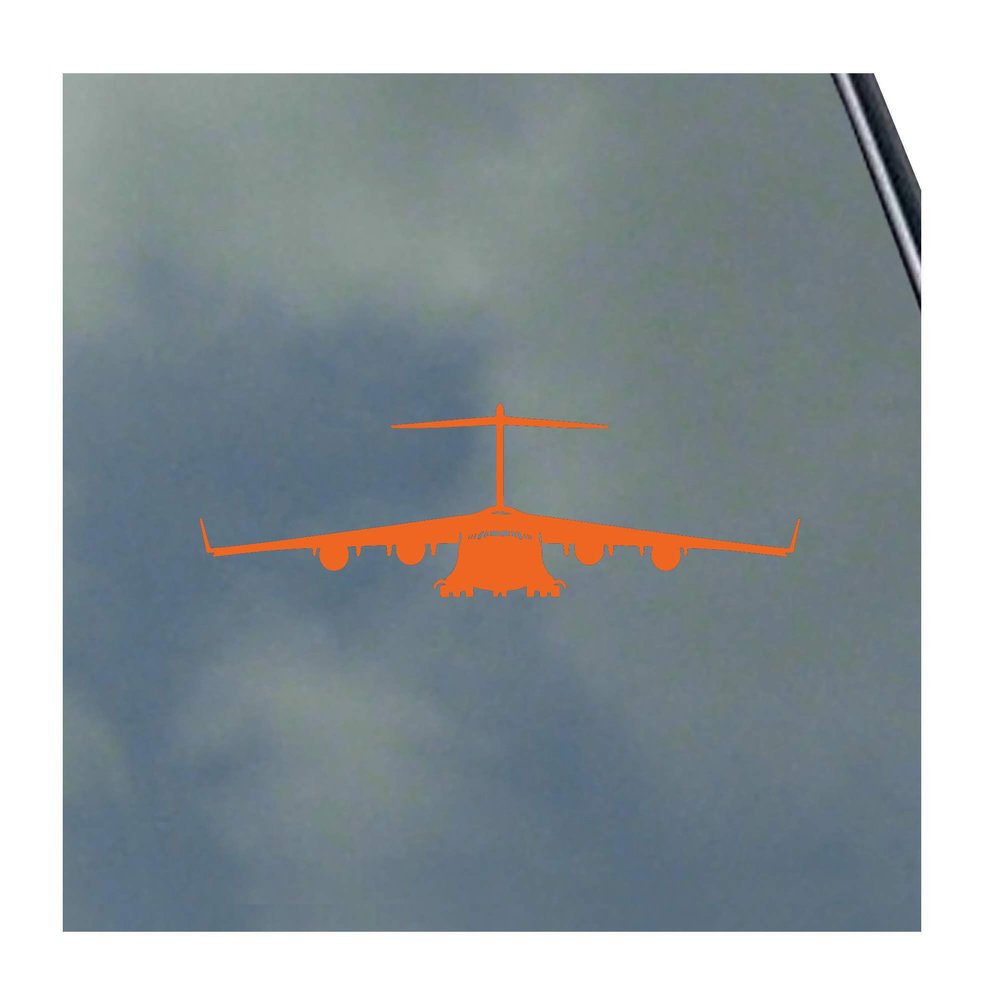 C-17 Globemaster III Pilot Side Vinyl Sticker Decal Air Force Transport Airdrop Crew Veteran