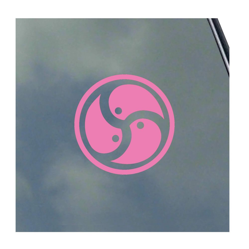 BDSM Symbol Vinyl Sticker Decal S&M Kinky Love Master Slave Safe Word
