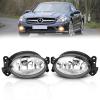 TangMiGe Fog Lights for Mercedes Benz C250 C350 CLS500 E320 E350 E550 G550 G55/G63/G65/R63/SL55 AMG GL320 GL450 GL550 ML320 ML350 ML450 ML550 R320 R500 SL500 SL600 2006-2015, 2PCS, Clear Lens view 1