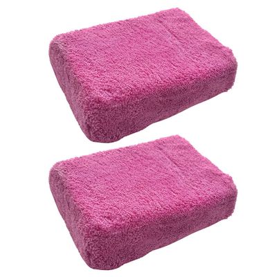 2pcs Absorbent Car Wash Sponge High Density Cleaning Glove for Car Care and Easy to Handle Auto Wash Supplies Selection