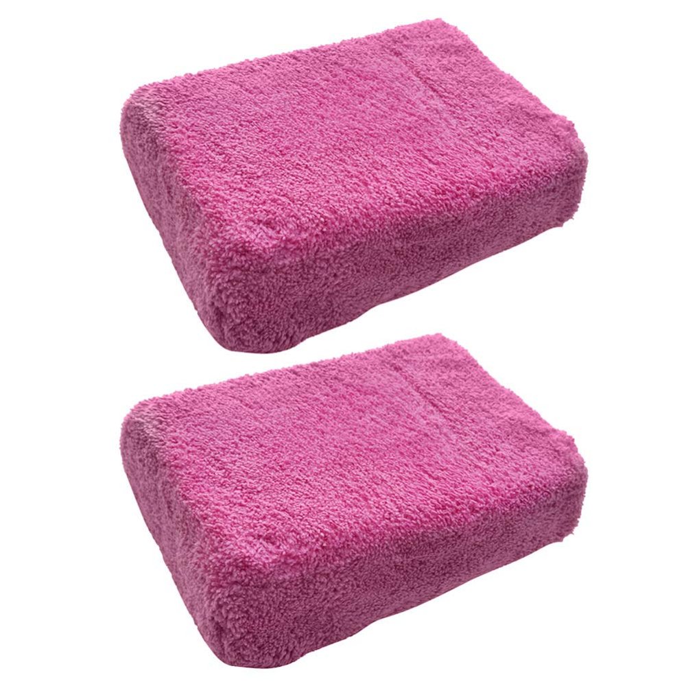 2pcs Absorbent Car Wash Sponge High Density Cleaning Glove for Car Care and Easy to Handle Auto Wash Supplies Selection