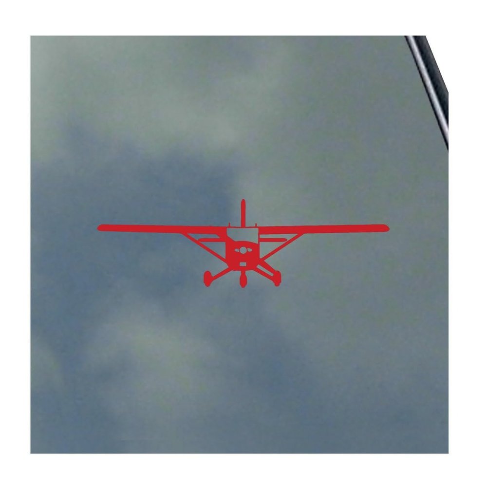 Cessna 172 Pilot Front View Vinyl Sticker Decal KLO Graphics Skyhawk Travel Flight Training