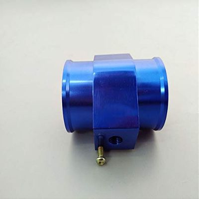 38mm/1.5" Water Temp Temperature Joint Pipe Sensor Gauge Radiator Hose Adapter Blue