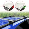 accessorypart Compatible with Renault Kadjar 2015-2022 Hook Model Car Roof Rack Cross Bar Gray Aluminium 2 Bars view 2