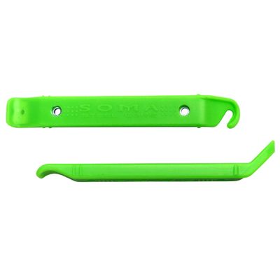 Soma Fabrications Steel Core Tire Levers - Pair (Neon Green)