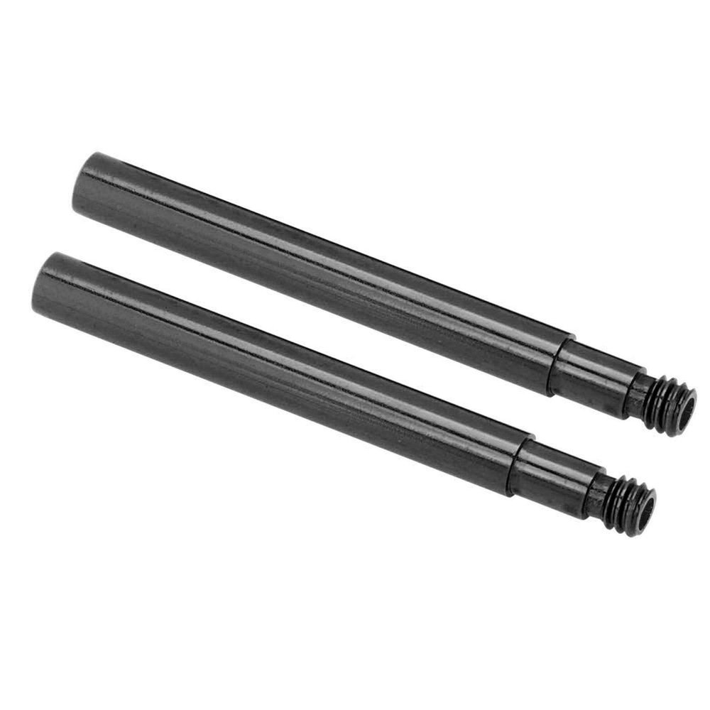 60mm Tyre Valve Extender Valve Extender Inner Tyre Valves Accessory 2 Packs(Black)