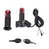 Dilwe Throttle Set, Very Linear Acceleration, Throttle with LED Screen Handle with Key for Electric 4 Colors(red) view 1