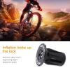 Dilwe 2Pcs Handlebar End Plugs, Aluminium Alloy & Plastic End Grip Plug Accessory for Lovers(Color) view 2