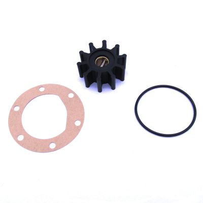 Flexible Water Pump Impeller for Jabsco 18673-0001 / for Perkins 24880194 / for Volvo 875808 897055 804696 / for CEF 500156 /for JMP 7071 Inboard Engine Motor with 2995-0000 Gasket & 18753-0125 O-Ring