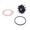 Flexible Water Pump Impeller for Jabsco 18673-0001 / for Perkins 24880194 / for Volvo 875808 897055 804696 / for CEF 500156 /for JMP 7071 Inboard Engine Motor with 2995-0000 Gasket & 18753-0125 O-Ring view 4