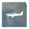 Cirrus SR22 Pilot Side Vinyl Sticker Decal Utility Aircraft Travel Travel view 1