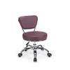 Dayton Home Office/Garden Rolling Seat (Burgundy) Pneumatic, Short Stool with Adjustable Height 13"-15", Perfect for Home Office, Gardening, Garage Mechanic, School and Lab view 1
