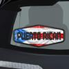 Makoroni Puerto Rican Puerto Rican Flag, CAR Magnet-Magnetic Bumper Sticker 3.5x8 or 4.5x10 inc, DesR45 view 1