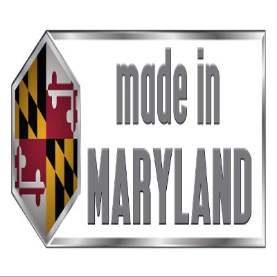 Makoroni Made in Maryland State, CAR Magnet-Magnetic Bumper Sticker 3x9 or 4x12 inc., DesL59