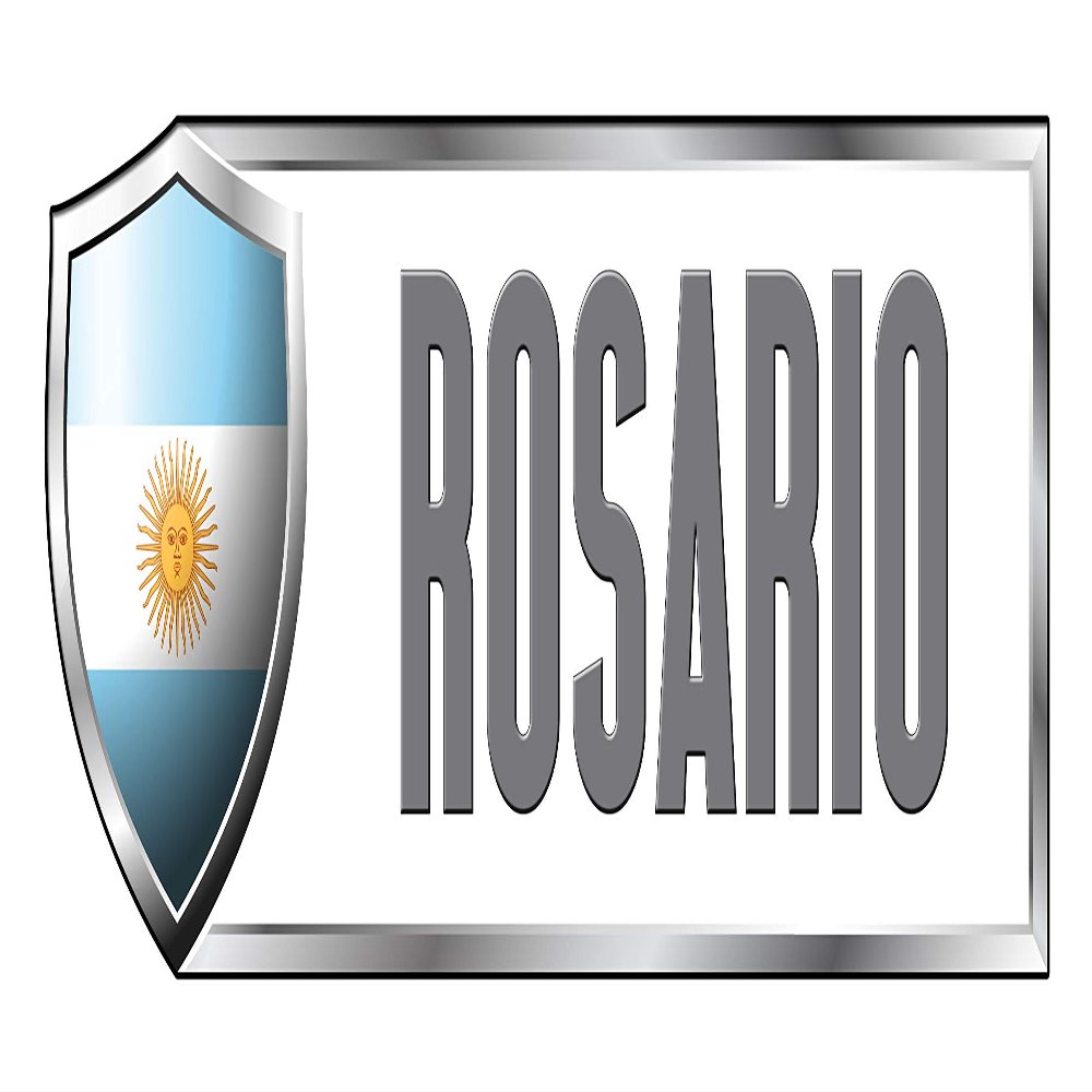 Makoroni Argentina Rosario Country Flag, CAR Magnet-Magnetic Bumper Sticker 3x9 or 4x12 inc., DesR41