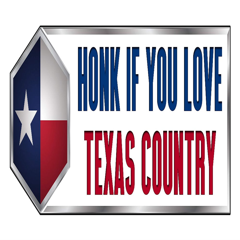 Makoroni HONK IF You Love Texas State Texas Texan State, CAR Magnet-Magnetic Bumper Sticker 3x9 or 4x12 inc., DesR51