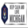Makoroni Keep Calm and Love Michigan State, CAR Magnet-Magnetic Bumper Sticker 3x9 or 4x12 inc., DesI24 view 1