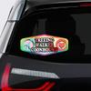 Makoroni Peace Love Treeing Walker Coonhound Dog Pet, CAR Magnet-Magnetic Bumper Sticker 3.5x8 or 4.5x10 inc., DesX39 view 1