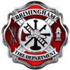 Custom Firefighter Stickers 6"x6" Maltese Cross Fire Fighter Accessory view 2