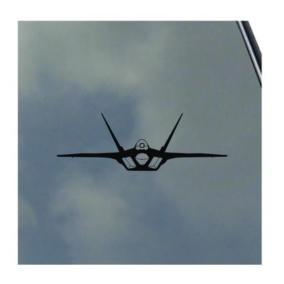 F-22 Raptor Pilot Front Vinyl Sticker Decal USA Air Force Veteran