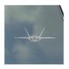 F-22 Raptor Pilot Front Vinyl Sticker Decal USA Air Force Veteran view 1