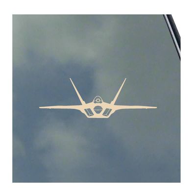 F-22 Raptor Pilot Front Vinyl Sticker Decal USA Air Force Veteran