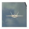 F-22 Raptor Pilot Front Vinyl Sticker Decal USA Air Force Veteran view 1