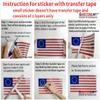 Canada Oval Canadian Flag Maple Leaf Decal Sticker Vinyl - 2 Pack Reflective, 3 Inches - for Car Boat Laptop 02141 view 3
