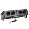Car Heater, 12V 4 Hole Auto Heating Fan Defroster Defogger Demister for WINDSHIELD Fast Defogging Adjustable Power Dual Switch Iron Durable Design for Car Truck RV Camping Use view 1