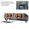Car Heater, 12V 4 Hole Auto Heating Fan Defroster Defogger Demister for WINDSHIELD Fast Defogging Adjustable Power Dual Switch Iron Durable Design for Car Truck RV Camping Use view 3