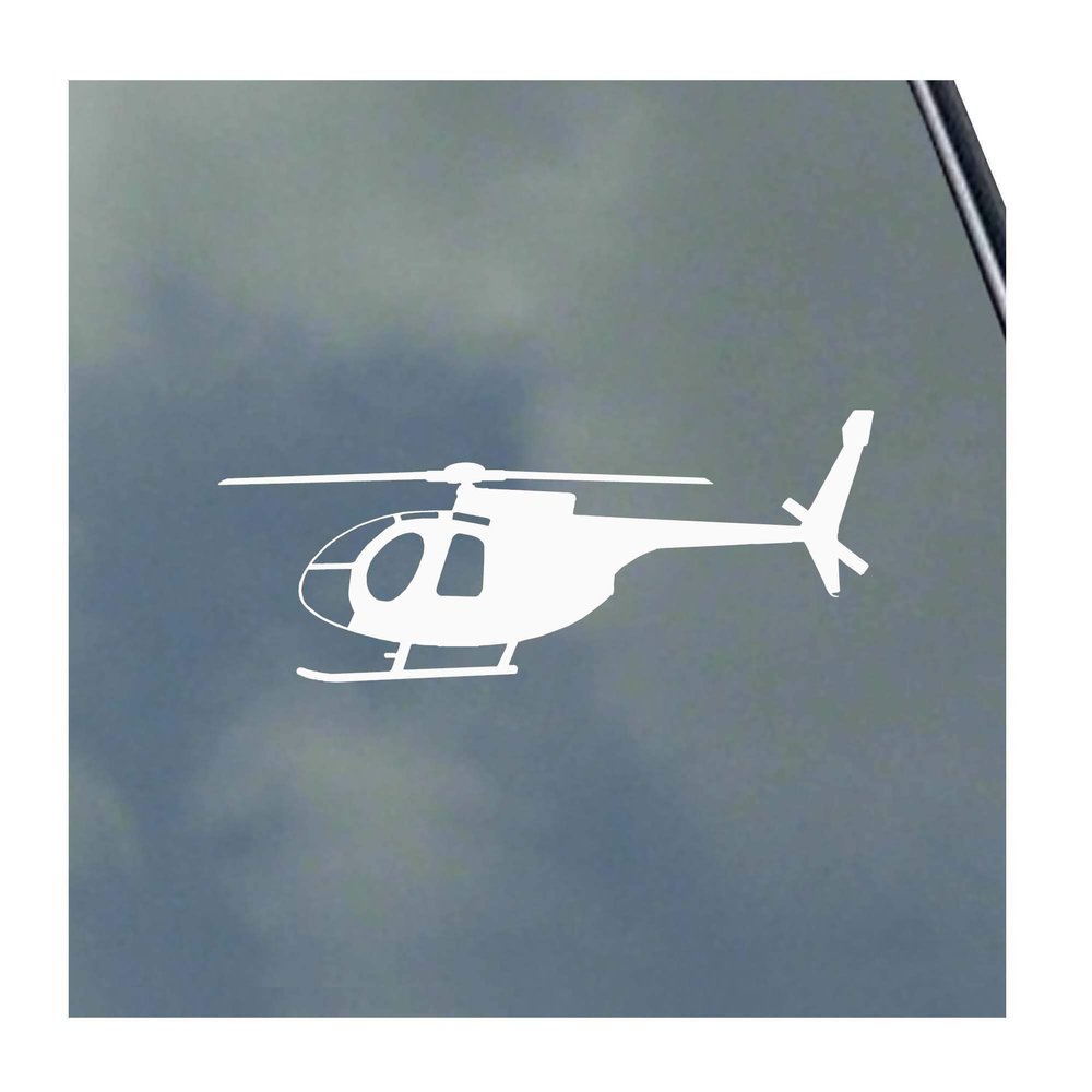OH-6 Cayuse Pilot Side Vinyl Sticker Decal Helicopter Vietnam Veteran USA Army Loach