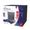 MediaRange Pack of 25 Slim CD Cases for 1 Disc with Black Tray view 1